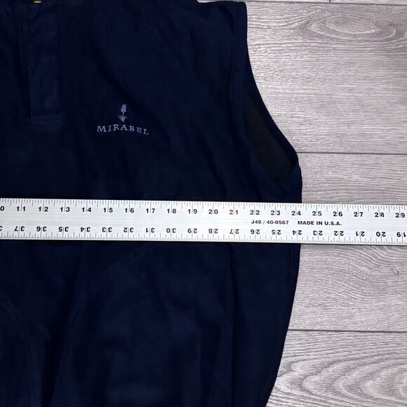 Zero Restriction Golf Vest Mens Large Blue Microsuede Preppy Athletic Winter - Picture 5 of 7